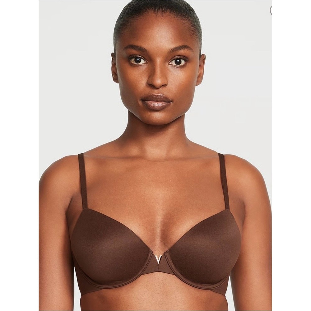 Victorias Secret Love Cloud Smooth Push Up Bra 36D Brown